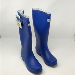 Moneysworth & Best Tall Rubber Welly Blue Boots